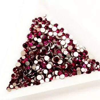 Puf, Стразы стеклянные Fuchsia, 400 шт.
