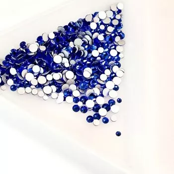 Puf, Стразы стеклянные Sapphire, 400 шт.