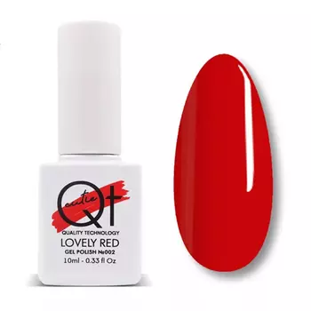 QT, Гель-лак Lovely Red №2