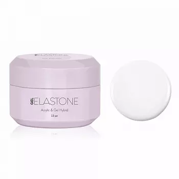 ruNail, Elastone Gel №4674, белый, 15 мл
