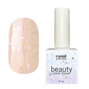 ruNail, Каучуковая база beautyTINT Glitter Mix №6771