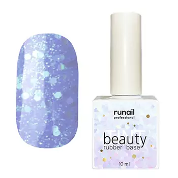ruNail, Каучуковая база beautyTINT Glitter Mix №6776