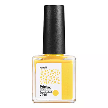 ruNail, Лак для стемпинга №7946, Beneficial Pill