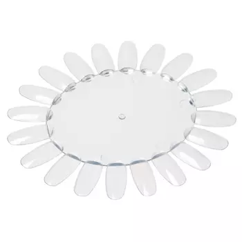 ruNail, палитра для лаков и дизайна прозрачная на 20 цветов