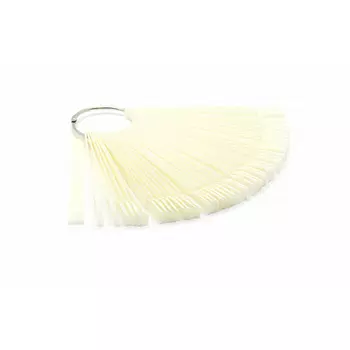 ruNail, Палитра-веер для лаков матовая, 50 шт