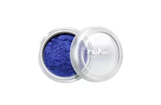 ruNail, Пигмент №1160, синий, перламутровый