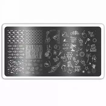 ruNail, Пластина для стемпинга №6431