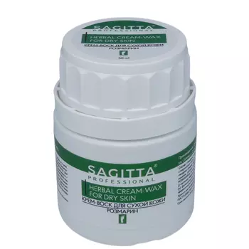 Sagitta, Крем-воск для ног HERBAL CREAM - WAX FOR DRY SKIN, 50 мл