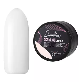 Serebro, Acryl Gel №02, 30 мл
