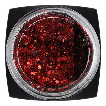 Serebro, Дизайн для ногтей «Магия блеска» Red №4