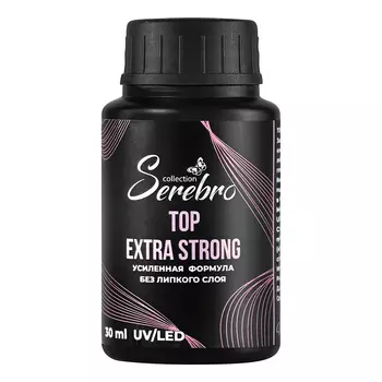 Serebro, Топ для гель-лака Extra Strong, 30 мл