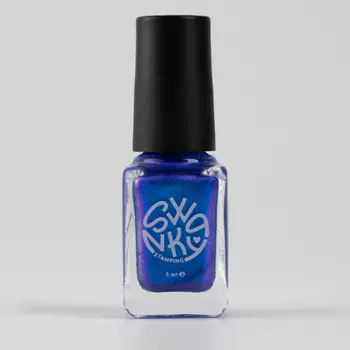 Swanky Stamping, Лак для стемпинга Indigo №129
