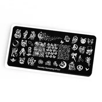 Swanky Stamping, Пластина для стемпинга №077