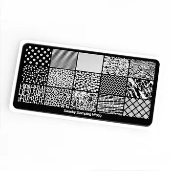 Swanky Stamping, Пластина для стемпинга №079