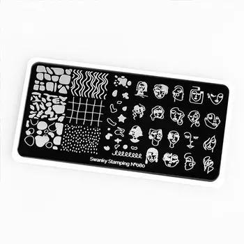 Swanky Stamping, Пластина для стемпинга №080