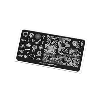 Swanky Stamping, Пластина для стемпинга №093