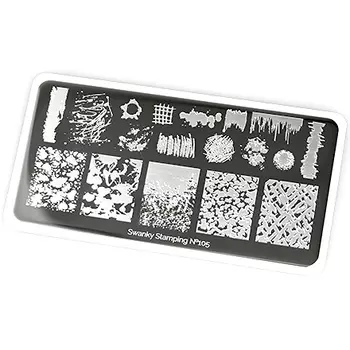 Swanky Stamping, Пластина для стемпинга №105