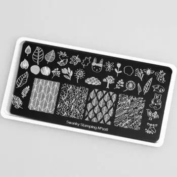 Swanky Stamping, Пластина для стемпинга №108