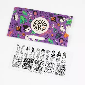 Swanky Stamping, Пластина для стемпинга №144