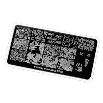 Swanky Stamping, Пластина для стемпинга №18