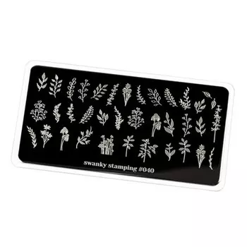Swanky Stamping, Пластина для стемпинга №40