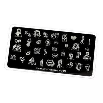 Swanky Stamping, Пластина для стемпинга №48