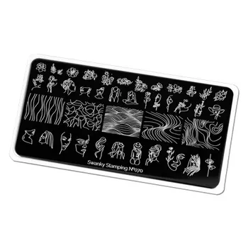 Swanky Stamping, Пластина для стемпинга №70