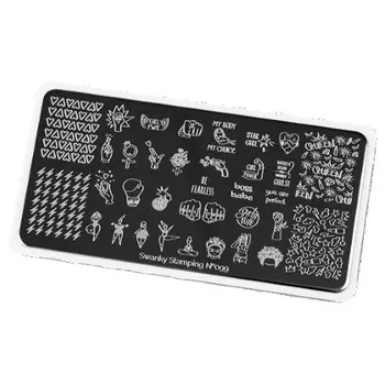 Swanky Stamping, Пластина для стемпинга №99