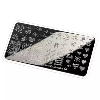 Swanky Stamping, Пластина для стемпинга Arti For You №07