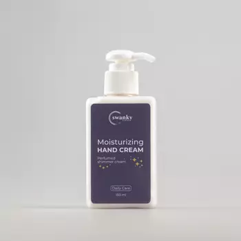 Swanky Stamping, Увлажняющий крем для рук с шиммером, 150 мл