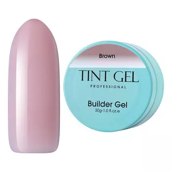 TINT GEL Professional, Гель Builder gel Brown, 30 г