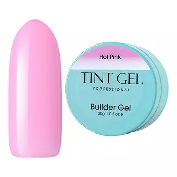 TINT GEL Professional, Гель Builder gel Hot Pink, 30 г