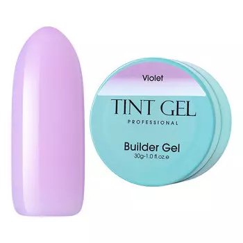 TINT GEL Professional, Гель Builder gel Violet, 30 г