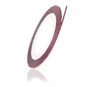 TNL, Нить на клеевой основе перламутровая, красная