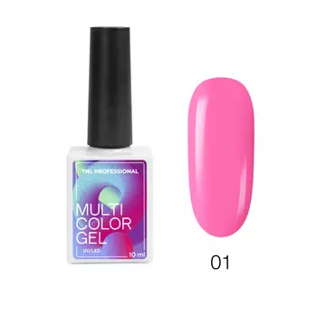 TNL Professional, Гель для наращивания и укрепления Multi Color Gel №01, 10 мл