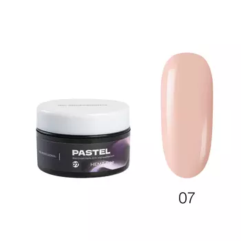 TNL Professional, Гель для наращивания Pastel жесткий, HEMA-Free №07, 18 мл