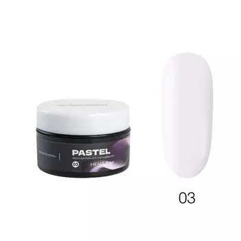 TNL Professional, Гель для наращивания Pastel жесткий, HEMA-Free №03, 18 мл