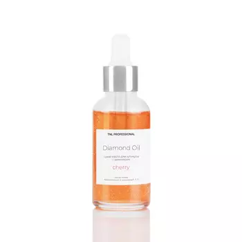 TNL Professional, Сухое масло для кутикулы Diamond Oil с шиммером - вишня, 30 мл