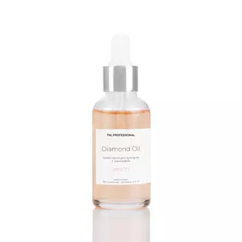 TNL Professional, Сухое масло для кутикулы Diamond Oil с шиммером - персик, 30 мл