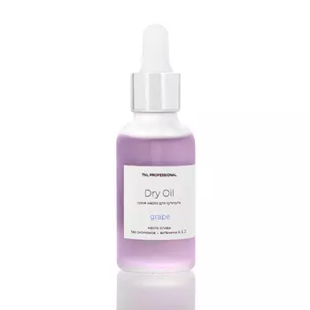 TNL Professional, Сухое масло для кутикулы Dry Oil - виноград, 30 мл
