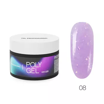 TNL Professional, Жидкий Poly Gel №08, 30 мл