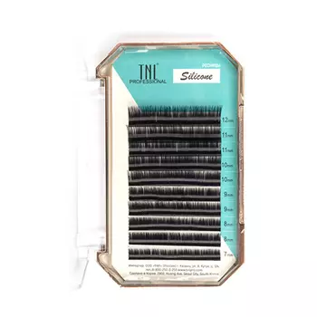 TNL, Ресницы на ленте силиконовые 0,05 мм, C-изгиб