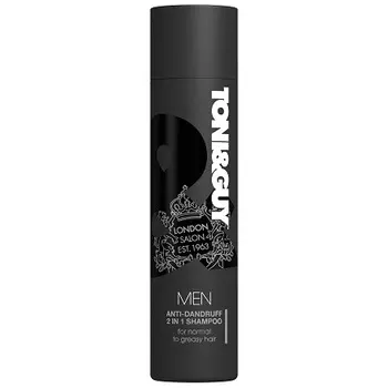 Toni&Guy, Шампунь для мужчин 2 в 1 Anti-Dandruff, 250 мл