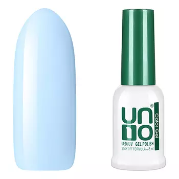 UNO, Гель-лак №015 Голубое небо, Blue Sky, 8 мл