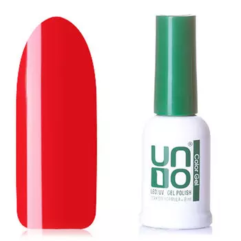 UNO, Гель-лак №047 Маковый красный, Poppy Red, 8 мл