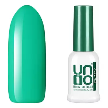 UNO, Гель-лак №273 Насыщенный зеленый, Abundent Green