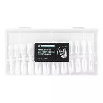 UNO, Гелевые типсы, Квадрат, 240 шт.