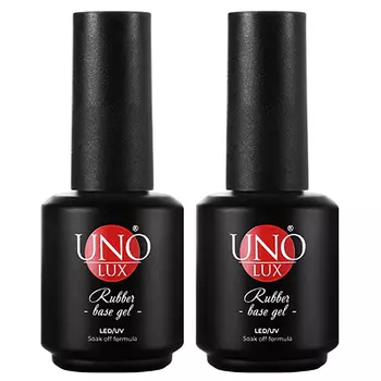 UNO LUX, Набор базовое покрытие Rubber Base, 16 г, 2 шт