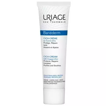 Uriage, Крем для лица и тела Cica Bariederm, 40 мл (УЦЕНКА)