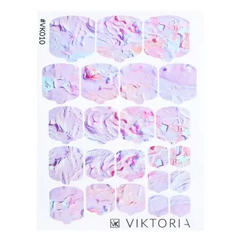 VIKTORIA, Плёнка для дизайна ногтей, №010